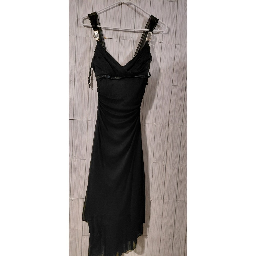 Dark fairy grunge gothic vintage Y2K-style Ruby Rox black cocktail dress small